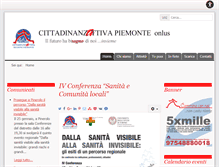 Tablet Screenshot of cittadinanzattivapiemonte.org